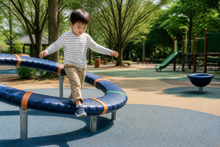 自閉症の子どもが視覚過敏でも遊びやすい遊具とは？